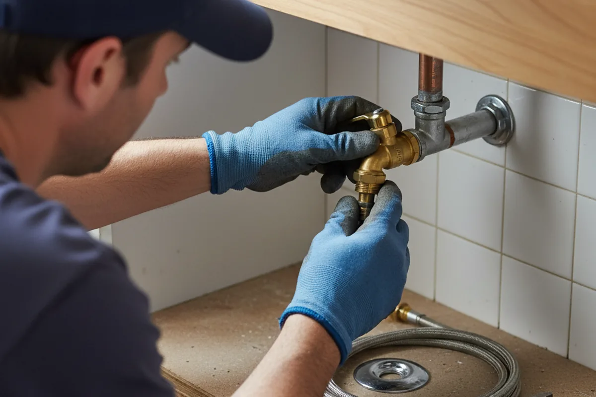 Shutoff valve and fitting work during Emergency Plumbing in Colorado Springs